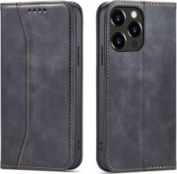  Hurtel Magnet Fancy Case etui iPhone 14 Plus pokrowiec z klapką portfel podstawka czarne
