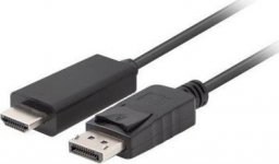 Kabel Lanberg DisplayPort - HDMI 1.8m czarny (CA-DPHD-11CC-0018-BK)