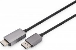 Kabel Digitus DisplayPort - HDMI 1.8m czarny (DB-340305-018-S)