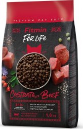  Fitmin  Cat For Life Castrate Beef 1,8 kg