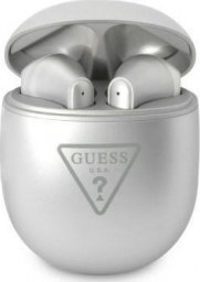 Słuchawki Guess Sluchawki Bluetooth TWS GUTWST82TRS Silver