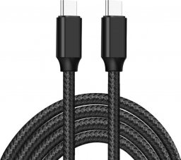 Kabel USB Vayox USB-C - USB-C 1 m Czarny (BX10784)