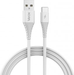 Kabel USB Vayox USB-A - USB-C 1 m Biały (BX11031)