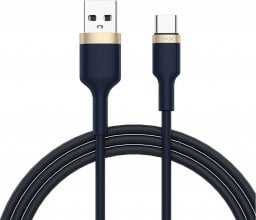 Kabel USB Vayox USB-A - USB-C 1 m Granatowy (BX11035)