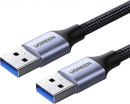 Kabel USB Ugreen USB-A - USB-A 0.5 m Czarny (80789)