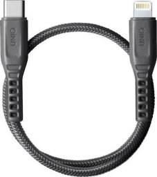 Kabel USB Uniq USB-C - Lightning 0.3 m Szary (UNIQ878)