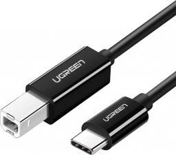 Kabel USB Ugreen USB-B - USB-C 1 m Czarny (80811)