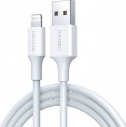 Kabel USB Ugreen USB-A - Lightning 0.25 m Biały (UGR1456)