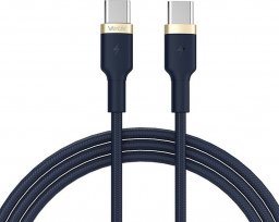 Kabel USB Vayox USB-C - USB-C 1 m Granatowy (BX6655)