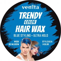 VENITA_Trendy Hair Wax wosk do włosów Blue 75g