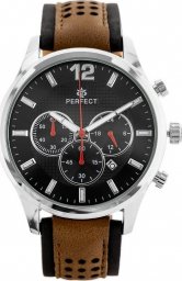 Zegarek Perfect ZEGAREK MĘSKI PERFECT CH01L - CHRONOGRAF (zp354h) + BOX