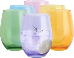 Trend For Home Kolorowe szklanki do wody i napojów Phoebe Rainbow Blast 624 ml
