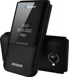 Telefon komórkowy Aiwa FP-24BKMKII Brak danych Dual SIM Czarny