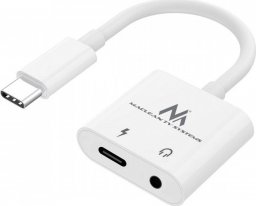 Adapter USB Maclean Adapter USB type-C 3,5 mm jack PD MCTV-848