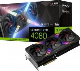 Karta graficzna PNY GeForce RTX 4080 XLR8 Gaming Verto Epic-X RGB OC 16GB GDDR6X (VCG408016TFXXPB1-O)