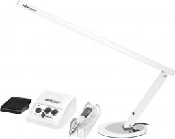  Activeshop Frezarka JD500 white + lampka na biurko Slim 20W biała