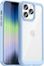 Braders Etui Outer Braders z żelową ramką do iPhone 14 Pro Max niebieski