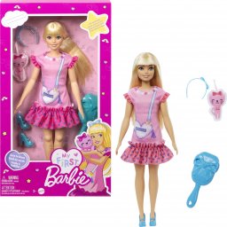 Lalka Barbie Mattel Barbie Moja Pierwsza Barbie Lalka + kotek HLL19