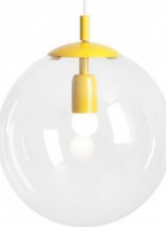 Lampa wisząca Aldex Minimalistyczna lampa wisząca Globe 562G14 ball żółta