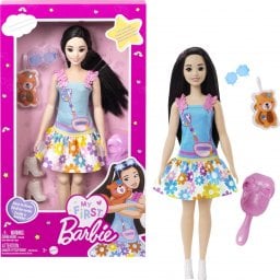 Lalka Barbie Mattel Barbie Moja Pierwsza Barbie Lalka + lisek HLL22