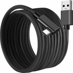 Kabel USB Izoxis USB-A - USB-C 5 m Czarny (00019911)