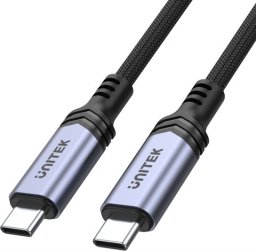 Kabel USB Unitek USB-C - USB-B 2 m Czarny (C14110GY-2M)