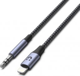 Kabel USB Unitek Lightning - mini Jack 3.5 mm 1 m Czarny (M1209A)