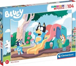 Clementoni CLE puzzle 104 maxi SuperKolor Bluey 27171