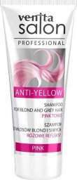 Venita Anti-Yellow Shampoo szampon do włosów blond i siwych Pink 200ml