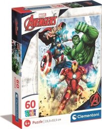  Clementoni CLE puzzle 60 SuperKolor Marvel Avengers 26193