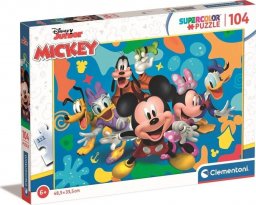  Clementoni Puzzle 104 Super Kolor Disney Mickey and Friends