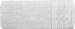  Eurofirany Ręcznik 50 x 90 Kąpielowy Bawełna Kamela 01 Biały
