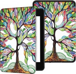 Pokrowiec Strado Etui graficzne Smart Case do Kindle 10 2019 (Happy Tree)