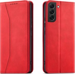  Hurtel Magnet Fancy Case etui Samsung Galaxy S23+ pokrowiec z klapką portfel podstawka czerwone