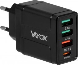 Ładowarka Vayox Ładowarka sieciowa USB Quick Charge 3.0 + PD 32W premium line VA0006 Vayox