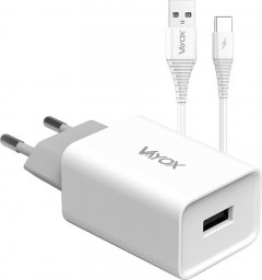 Ładowarka Vayox Ładowarka sieciowa USB 5V 2.1A + kabel USB typ C 1m VA0051C Vayox