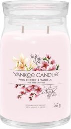  Yankee Candle Yankee Candle Signature Pink Cherry & Vanilla Świeca Duża 567g