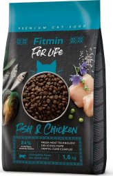  Fitmin  Cat For Life Adult Fish and Chicken 1,8 kg