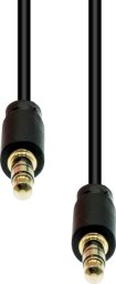 Kabel ProXtend Jack 3.5mm - Jack 3.5mm 0.5m czarny (M4S-005)
