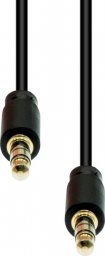 Kabel ProXtend Jack 3.5mm - Jack 3.5mm 2m czarny (M4S-02)