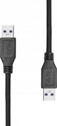 Kabel USB ProXtend USB-A - USB-A 1 m Czarny (USB3AA-001)