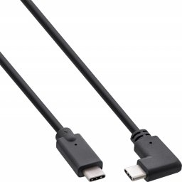 Kabel USB InLine USB-C - USB-C 1 m Czarny (35701W)