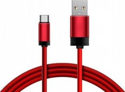 Kabel USB mójworld USB-A - USB-C 1 m Czerwony