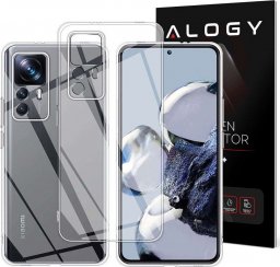 Alogy Etui Silikonowe ochronne TPU obudowa Alogy do Xiaomi 12T / 12T Pro Przezroczyste + Szkło