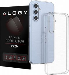  Alogy Etui Silikonowe ochronne TPU obudowa Alogy case do Samsung Galaxy A54 Przezroczyste + Szkło