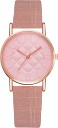 Zegarek OTIEN Zegarek damski Virlet na pasku różowy pikowany elegancki