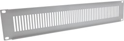 InLine InLine® 19" blind panel perforated, 2U, RAL 7035 grey