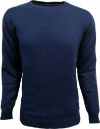  Anagre SWETER MĘSKI Bluza Niebieska Klasyczna 3XL bawełna