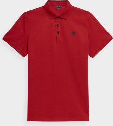  4f Tshirt Polo Czerwony r. M TPTSM038