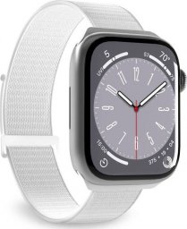  Puro Pasek PURO Nylon Sport Apple Watch 4/5/6/7/SE/8 40/41mm (Biały)